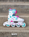 PATINES EN LINEA PARA NIÑA SWEET ROCKET BLANCOS
