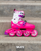 PATINES EN LINEA PARA NIÑA SWEET ROCKET ROSA