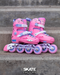 PATINES EN LINEA PARA NIÑA SWEET ROCKET ROSA