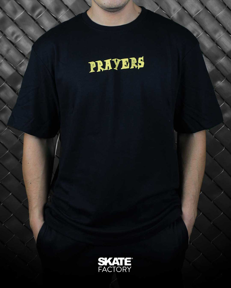 PLAYERA OVERSIZE NEGRA PRAYERS TUB