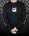 PLAYERA DE MANGA LARGA PRAYERS NEGRA CATS CLUB