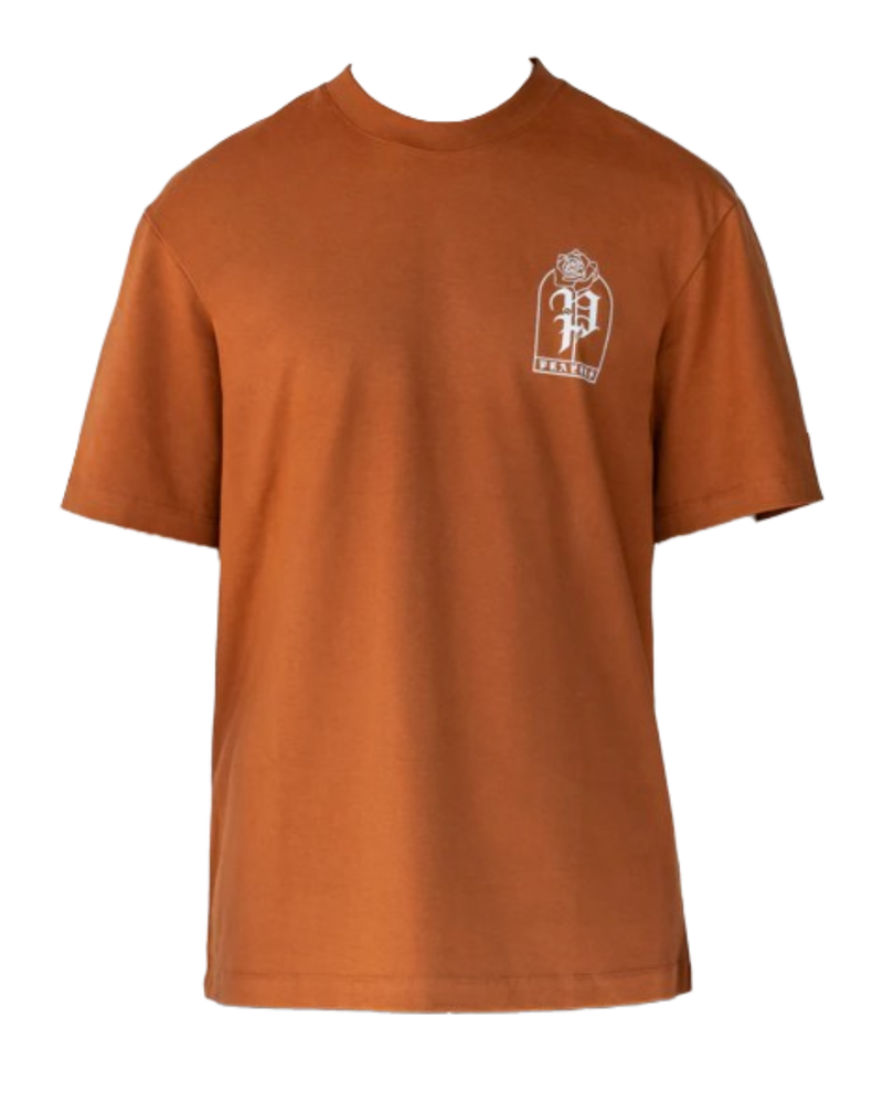 PLAYERA PRAYERS OVERSIZE RAMO MOSTAZA