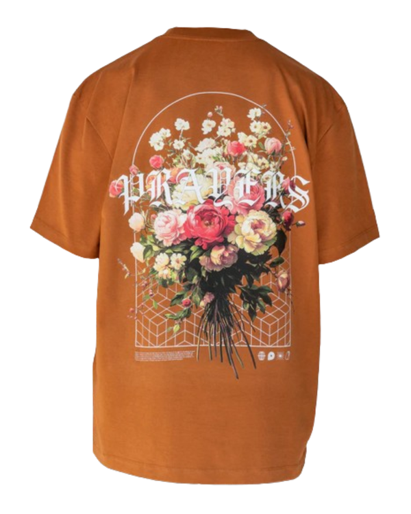 PLAYERA PRAYERS OVERSIZE RAMO MOSTAZA