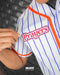 JERSEY BASEBALL BLANCO NARANJA PRAYERS MADISON