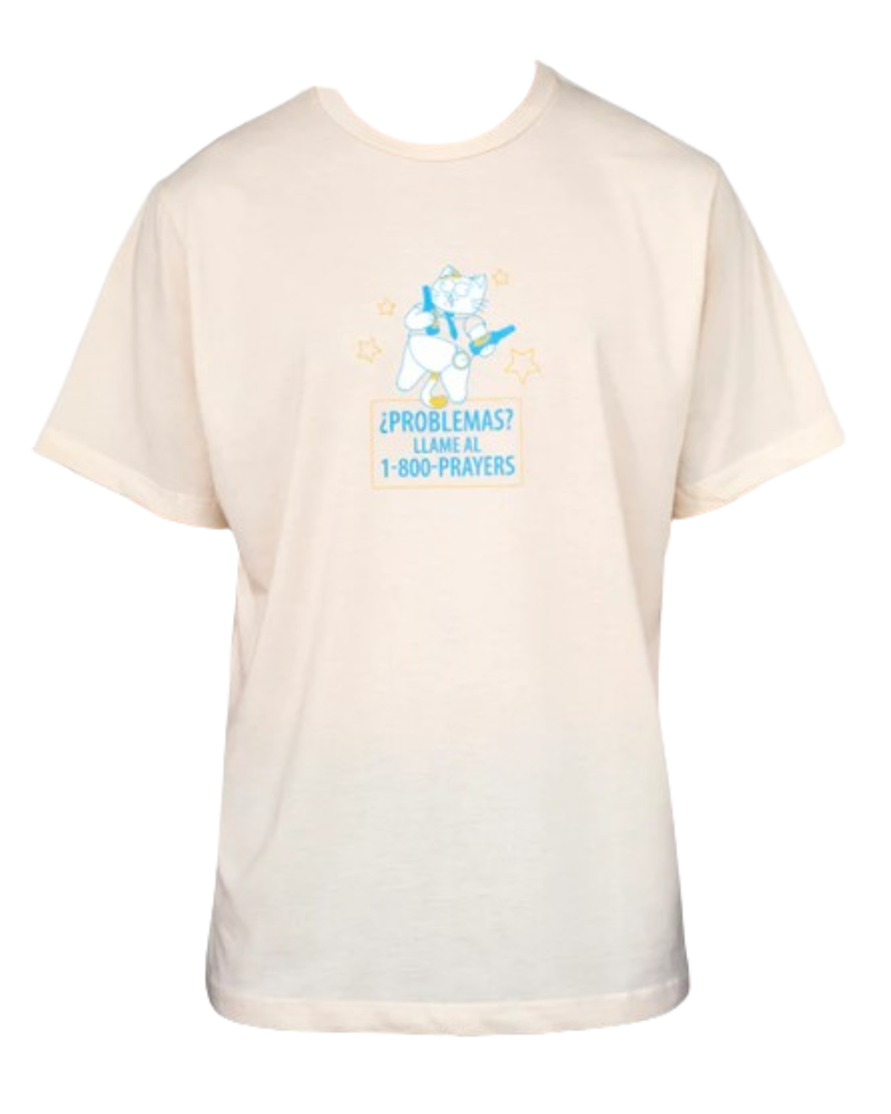 PLAYERA PRAYERS MODO PISTEAR BEIGE