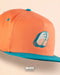 GORRA PLANA PRAYERS CREAM NARANJA AZUL