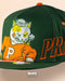 GORRA PLANA PRAYERS HURRICANE VERDE NARANJA