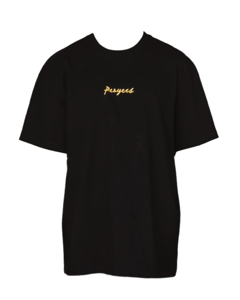 PLAYERA PRAYERS BOTELLA NEGRA OVERSIZE