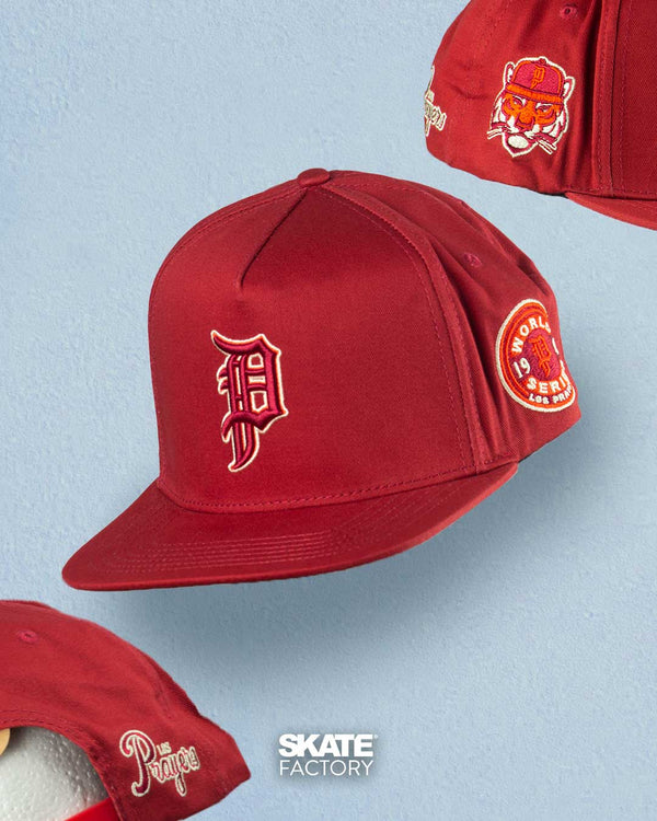 GORRA PLANA PRAYERS TIGER P ROJO