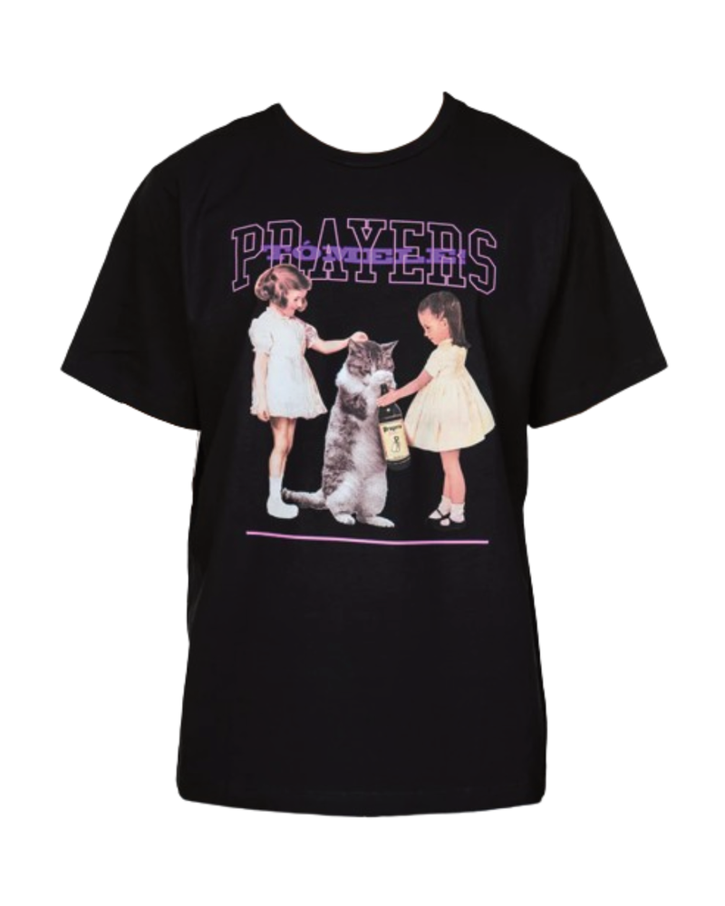 PLAYERA PRAYERS TOMALE NEGRA