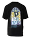 PLAYERA PRAYERS OVERSIZE VITRAL NEGRA