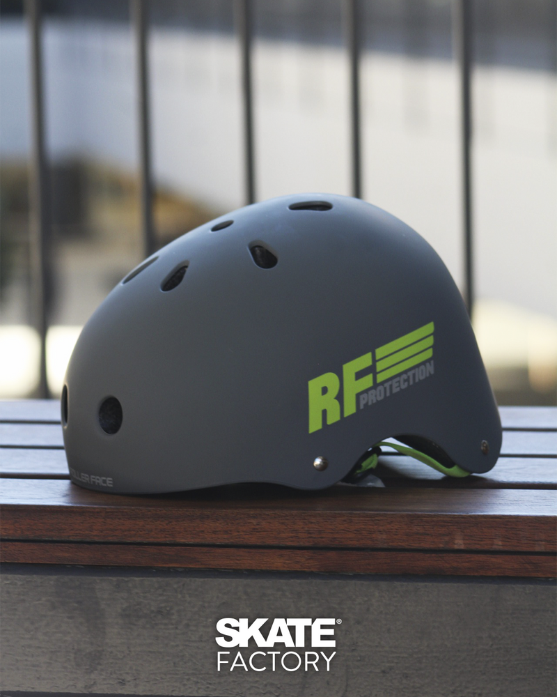 ROLLER FACE CASCO PROTECT GRIS VERDE