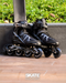 PATINES ROLLER FACE EN LINEA SPORT NEGROS