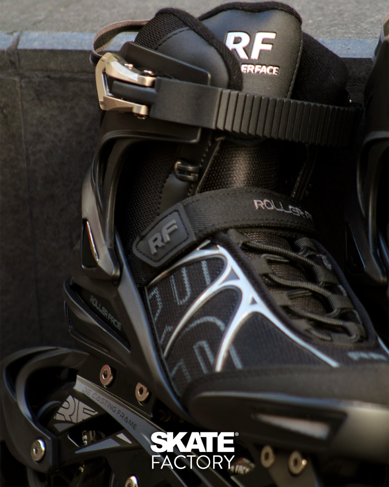 PATINES ROLLER FACE EN LINEA SPORT NEGROS