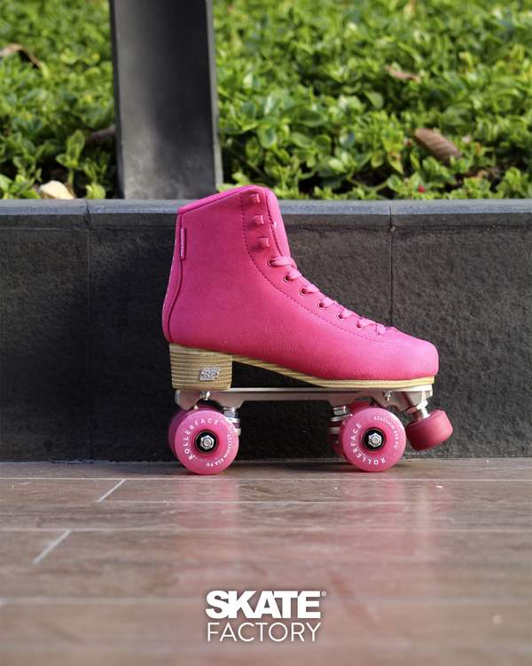 PATINES ROLLER FACE QUADS DELUXE ROSA