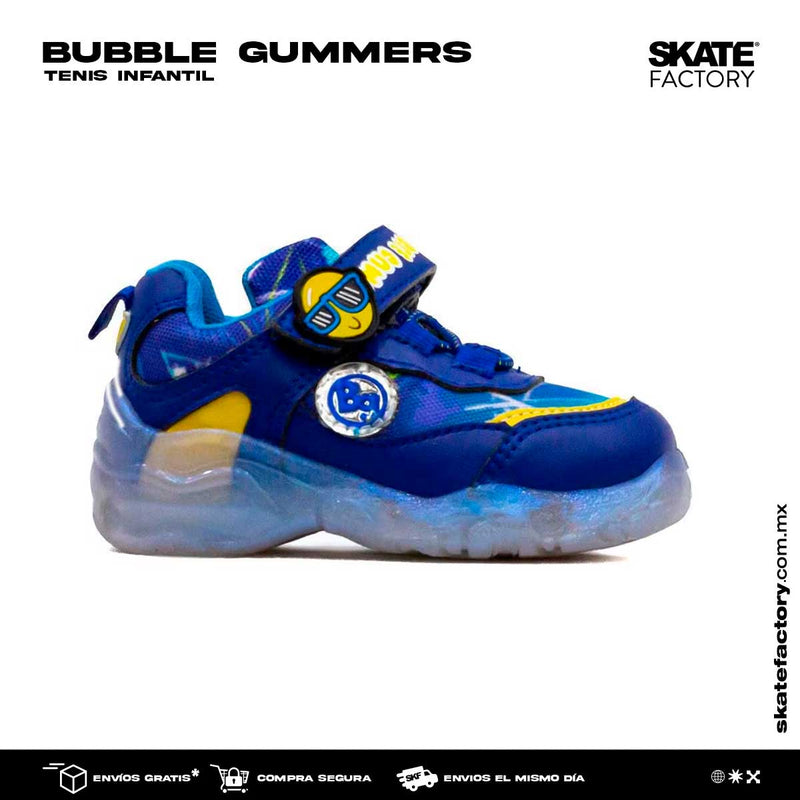 TENIS CON LUCES NIÑO B.GUMMERS MARINO