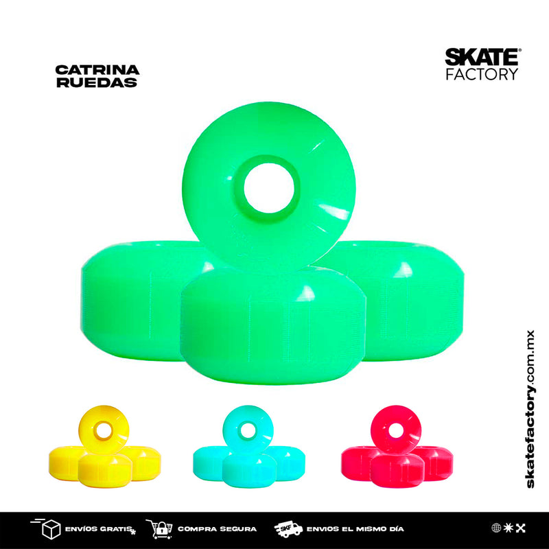 RUEDAS PARA PATINETA CATRINA SKATE 54MM