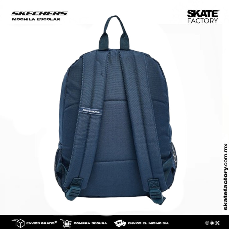 MOCHILA SKECHERS BASIC MARINO