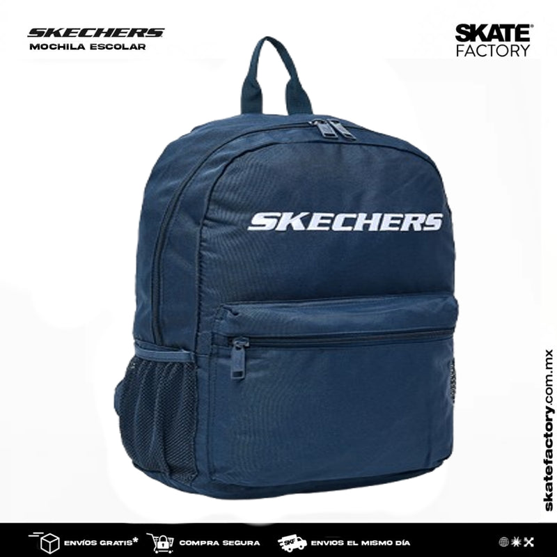 MOCHILA SKECHERS BASIC MARINO