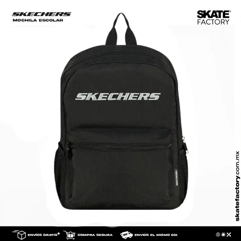 MOCHILA SKECHERS BASIC NEGRO