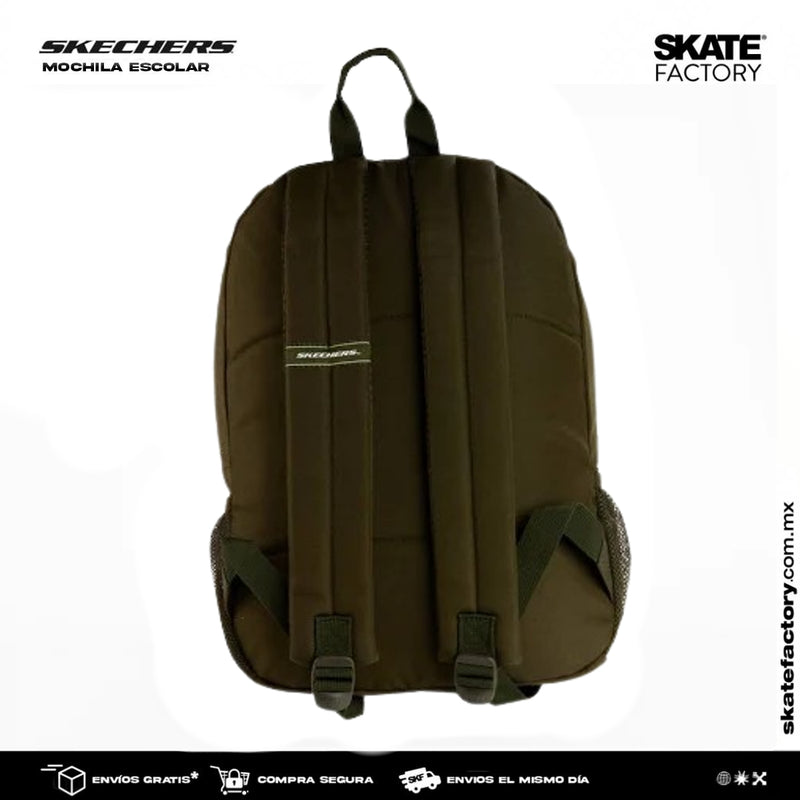 MOCHILA SKECHERS BASIC OLIVO