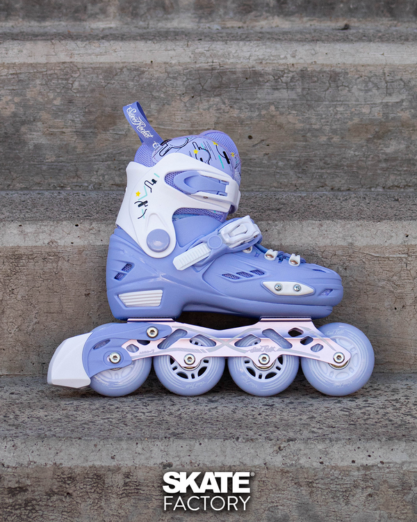 PATINES EN LINEA PARA NIÑA SWEET ROCKET MORADOS