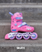 PATINES EN LINEA PARA NIÑA SWEET ROCKET ROSA