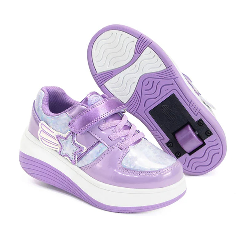 TENIS PATIN NIÑA MORADO