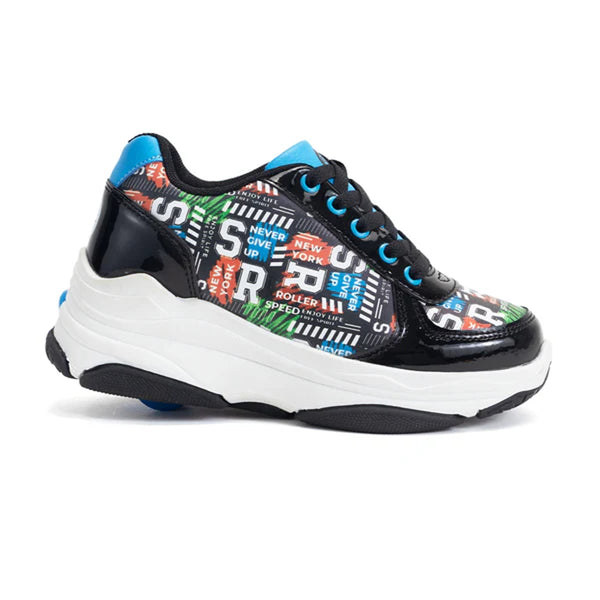 TENIS PATIN NIÑO SPEED ROLLER AZUL VARIOS