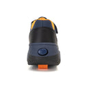 TENIS PATIN NIÑO SPEED ROLLER MARINO NARANJA