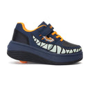 TENIS PATIN NIÑO SPEED ROLLER MARINO NARANJA