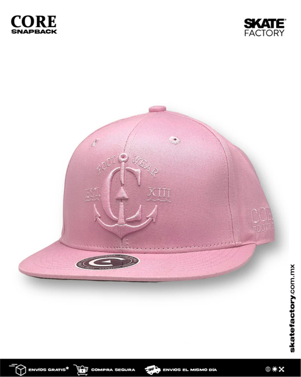 GORRA PLANA CORE PARA CABALLERO ROSA TIMON