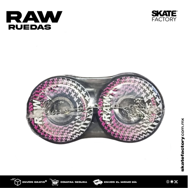 RUEDAS TRICOLOR RAW NEGRAS