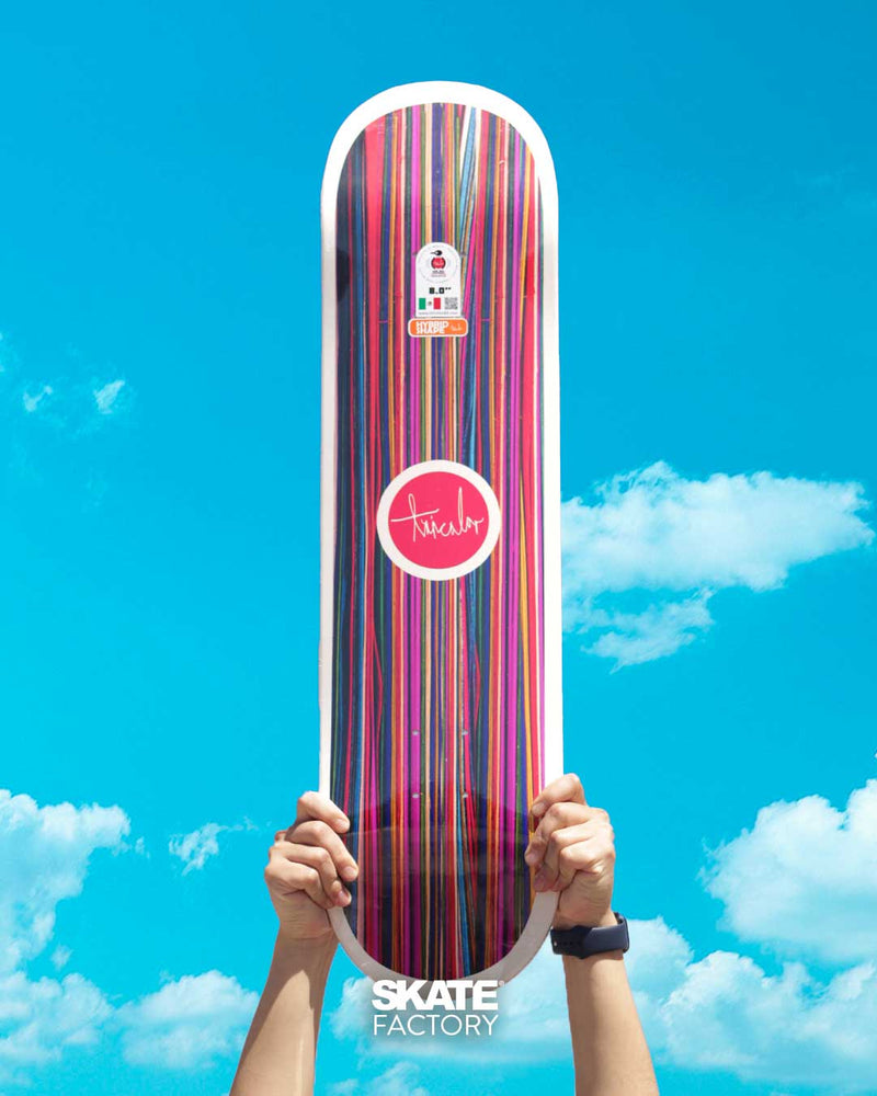 TABLA PARA SKATEBOARDING TRICOLOR SHAPE VPLY