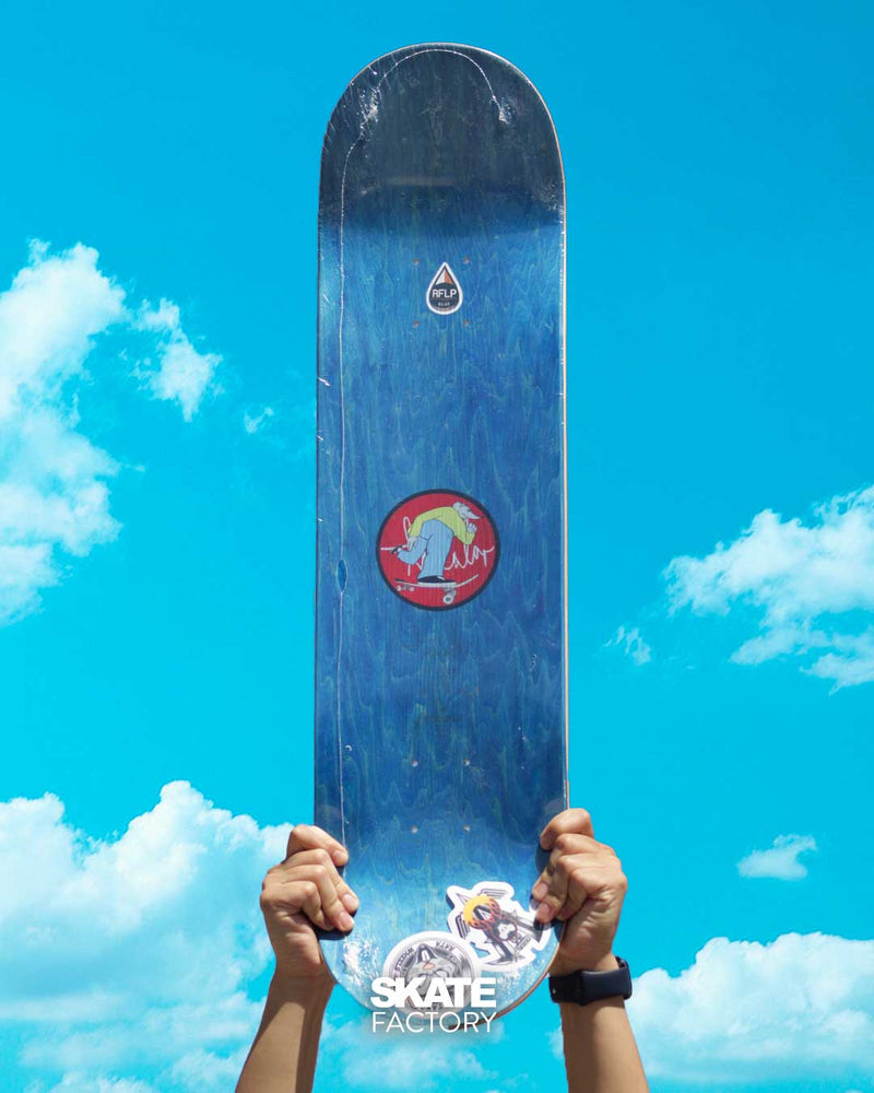 TABLA PARA SKATEBOARDING TRICOLOR ROTULISTA VETERANO