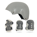 CASCO CON PROTECCIONES SWEET ROCKET GRIS