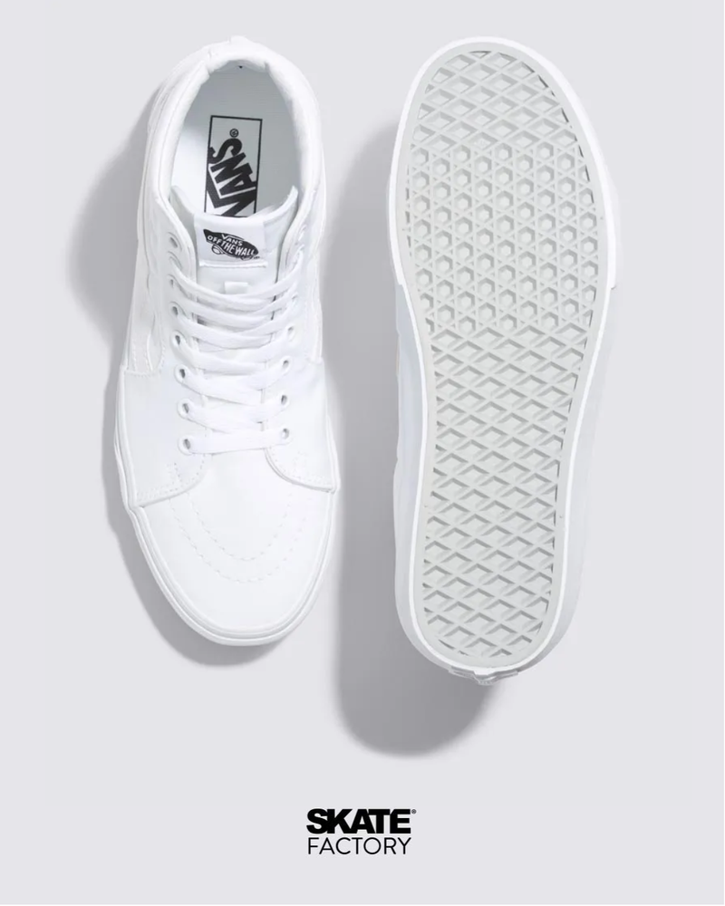 VANS TENIS UNISEX SK8 HI BLANCO