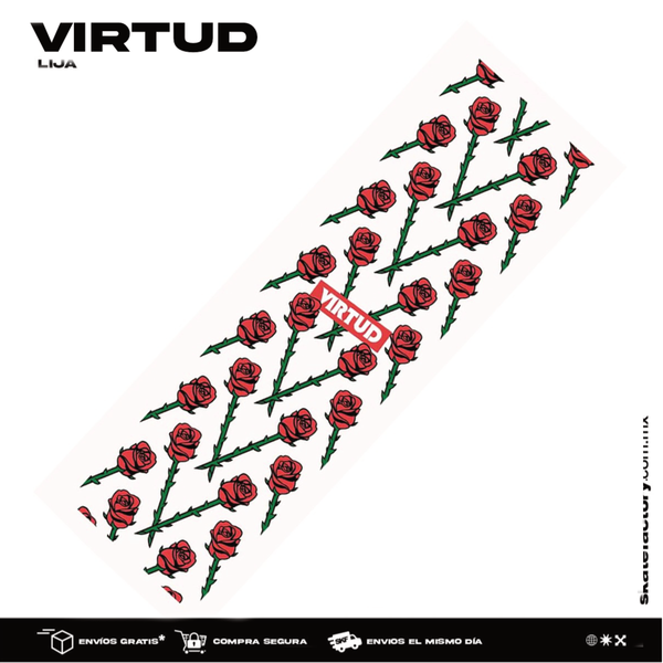 LIJA VIRTUD BLANCO ROSAS