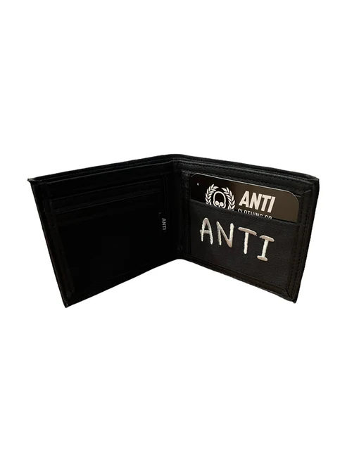 CARTERA PARA HOMBRE ANTIFASHION NEGRA VERDE BLANCO