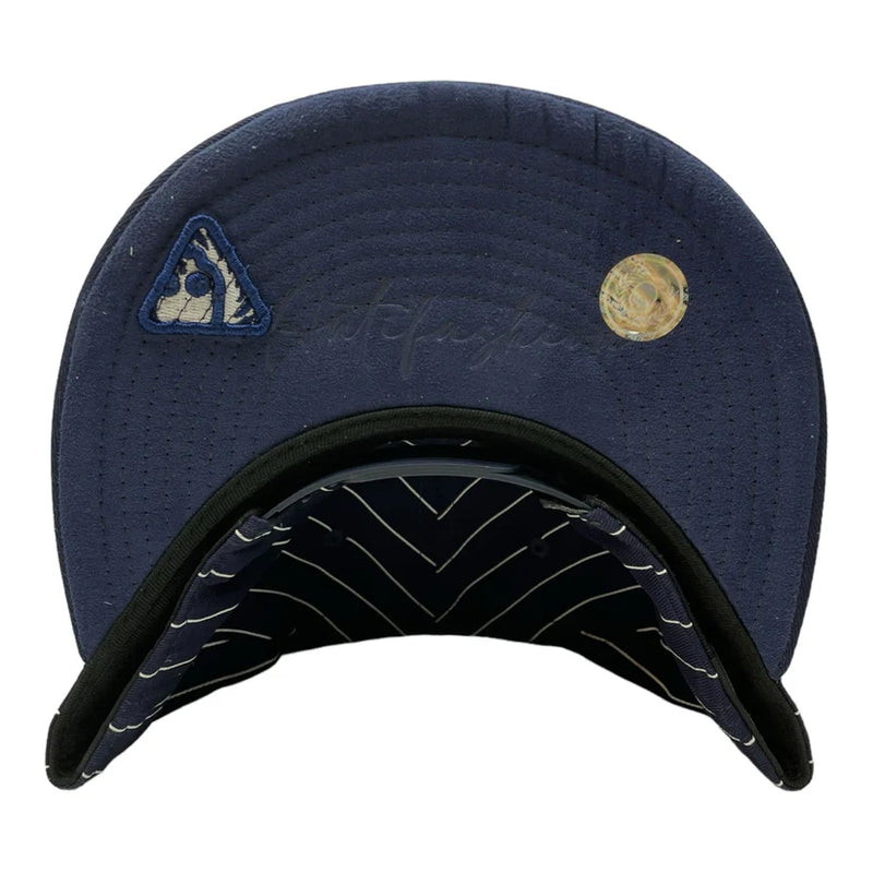GORRA PLANA ANTIFASHION SNAPBACK BASEBALL MARINO