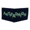 CARTERA ANTIFASHION LOGO NEGRO VERDE