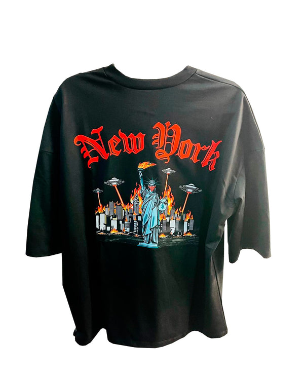 PLAYERA CASH ONLY OVERSIZE NEW YORK