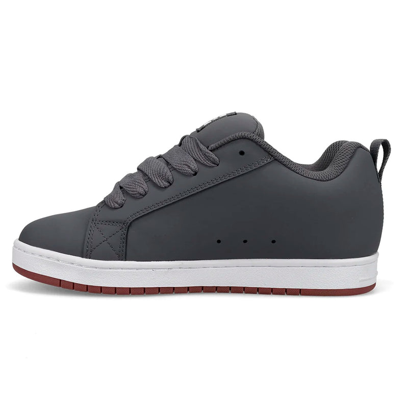 TENIS DC SHOES COURT GRAFFIK GRIS BLANCO