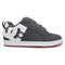 TENIS DC SHOES COURT GRAFFIK GRIS BLANCO