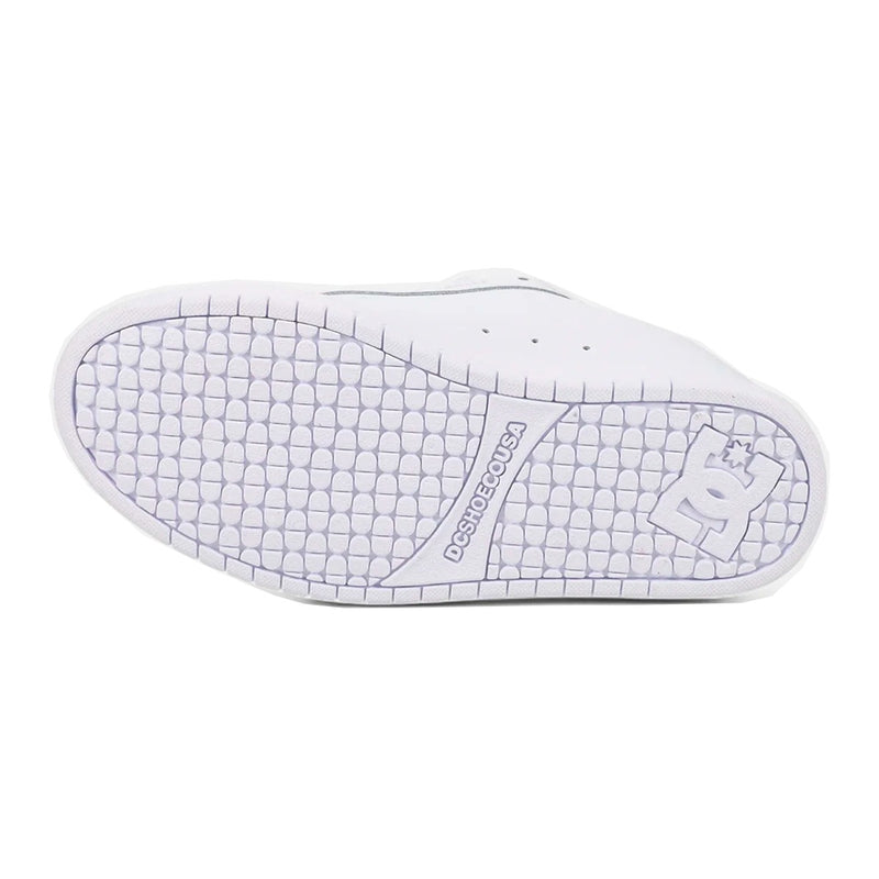 TENIS DC SHOES COURT GRAFFIK BLANCO PLATA