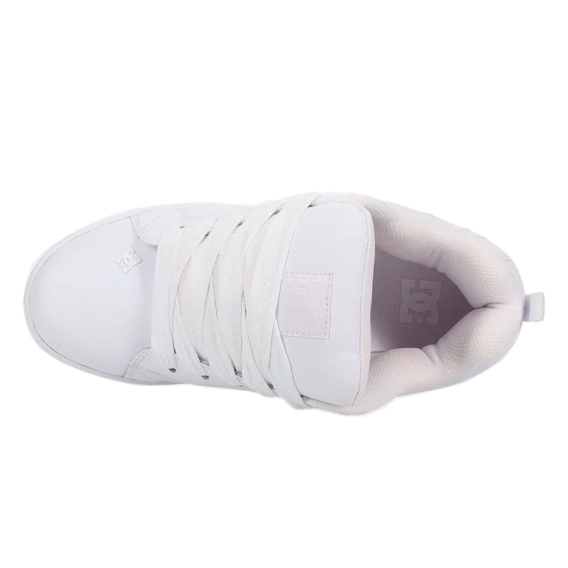 TENIS DC SHOES COURT GRAFFIK BLANCO PLATA