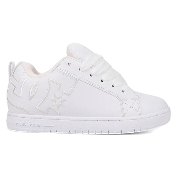TENIS DC SHOES COURT GRAFFIK BLANCO PLATA
