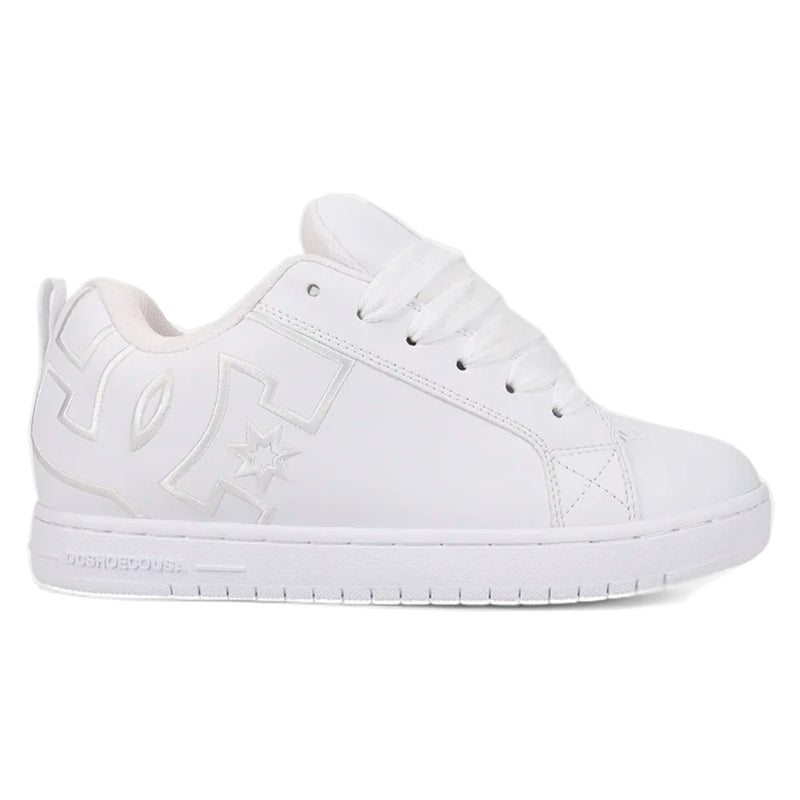 TENIS DC SHOES COURT GRAFFIK BLANCO PLATA