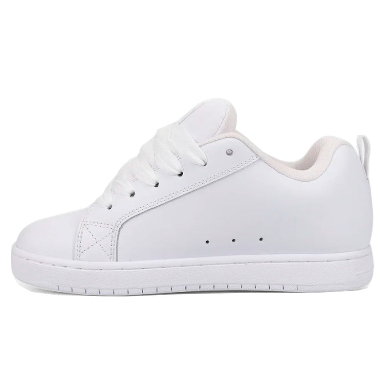 TENIS DC SHOES COURT GRAFFIK BLANCO PLATA