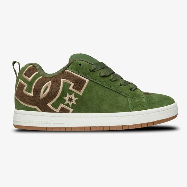 TENIS DC SHOES COURT GRAFFIK VERDE OLIVO